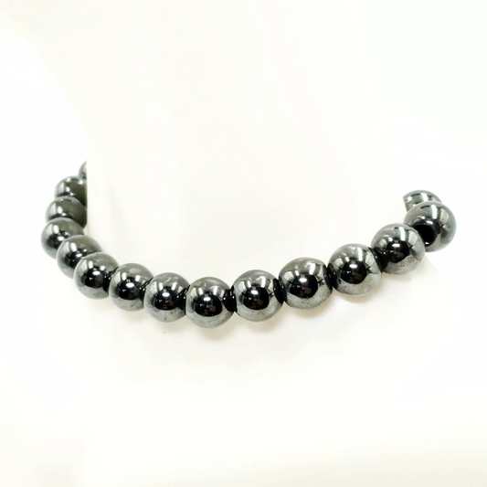Hematite Bead Bracelet 8mm - Bracelet