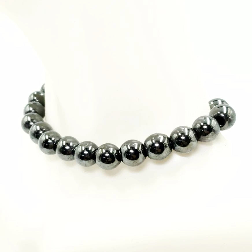 Hematite Bead Bracelet 8mm - Bracelet