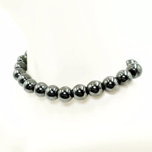 Hematite Bead Bracelet 8mm - Bracelet