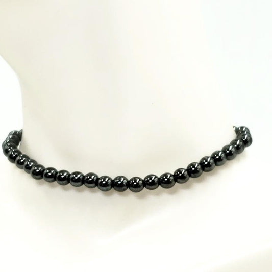 Hematite Bead Bracelet 4mm - Bracelet