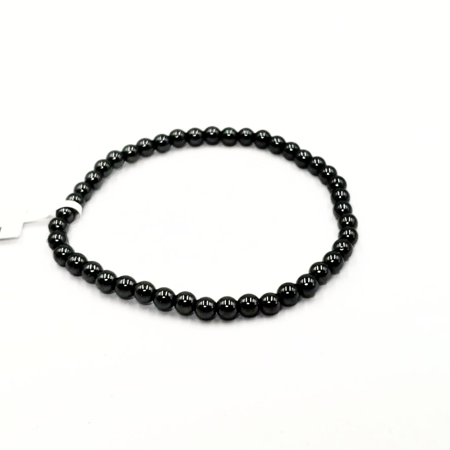 Hematite Bead Bracelet 4mm - Bracelet