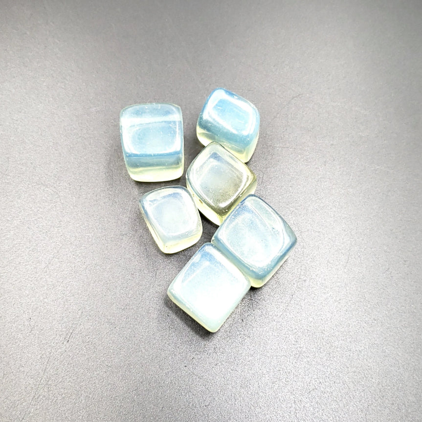 Yellow Opalite Tumbled Stone Cube - Tumbled Stones