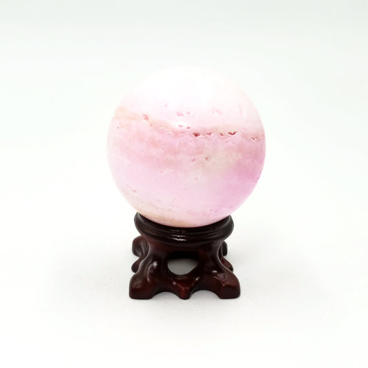 Pink Aragonite Sphere 49mm 162g - Spheres