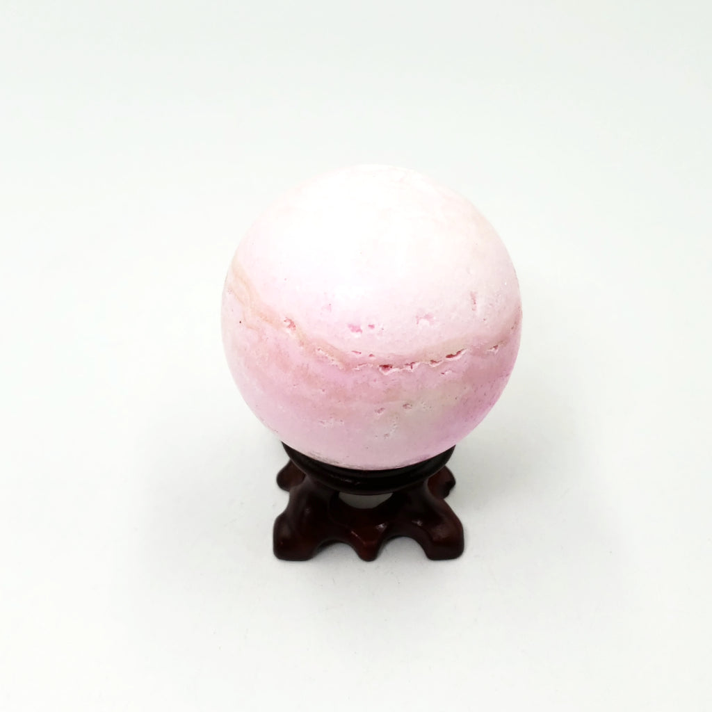 Pink Aragonite Sphere 49mm 162g - Spheres