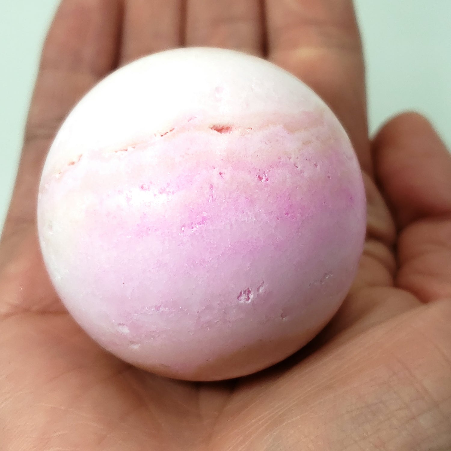 Pink Aragonite Sphere 49mm 162g - Spheres