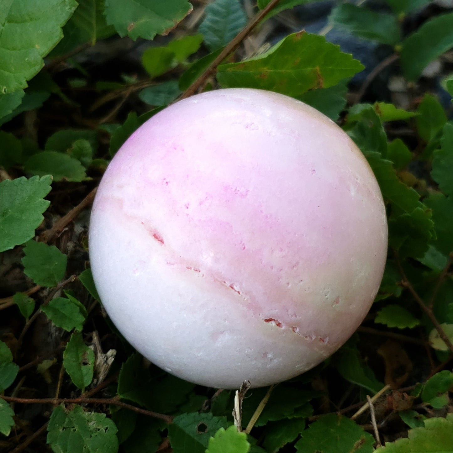 Pink Aragonite Sphere 49mm 162g - Spheres