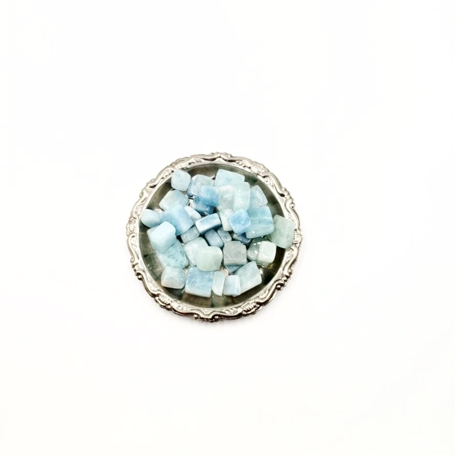 Aquamarine Tumbled Stone Small - Tumbled Stones