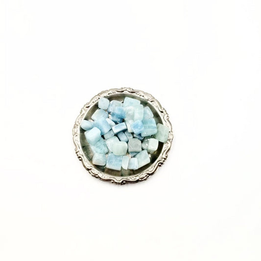 Aquamarine Tumbled Stone Small - Tumbled Stones
