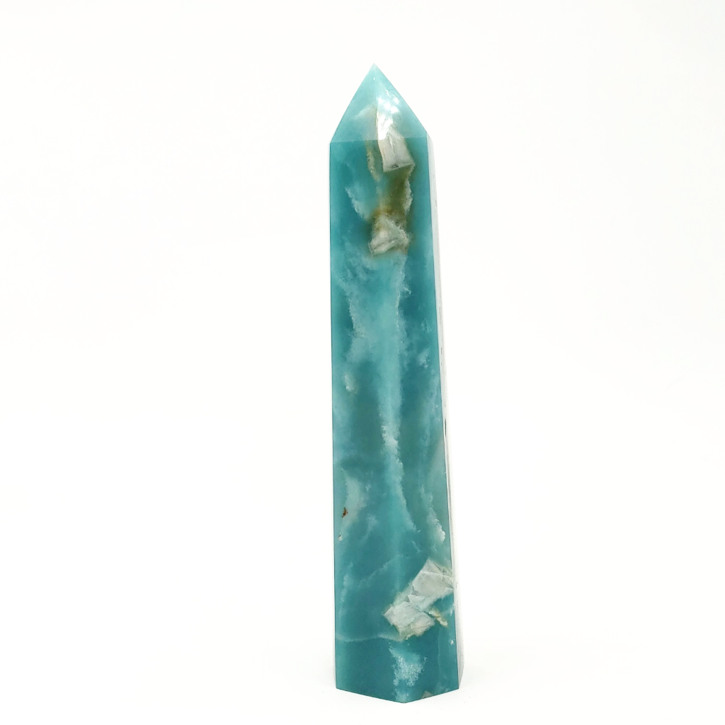 Caribbean Calcite Tower Caribbean Calcite Point 160mm 6.3" - Crystal/Stone Decor