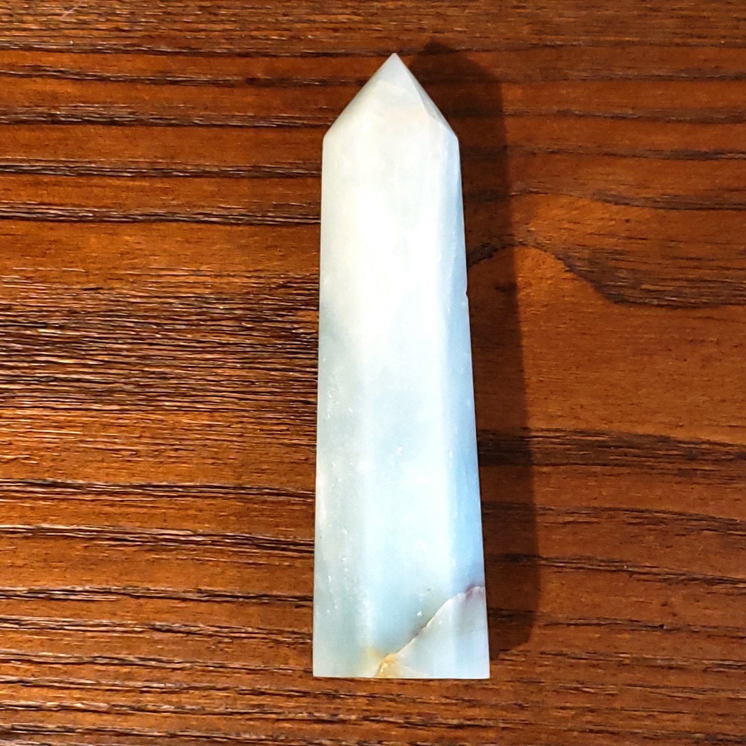 Caribbean Calcite Tower Caribbean Calcite Point 112mm 4.4" - Crystal/Stone Decor
