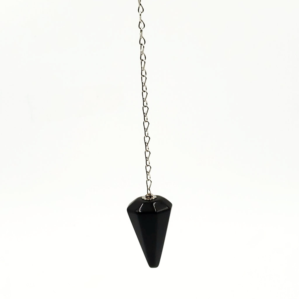 Black Obsidian Pendulum Polished - Pendulums