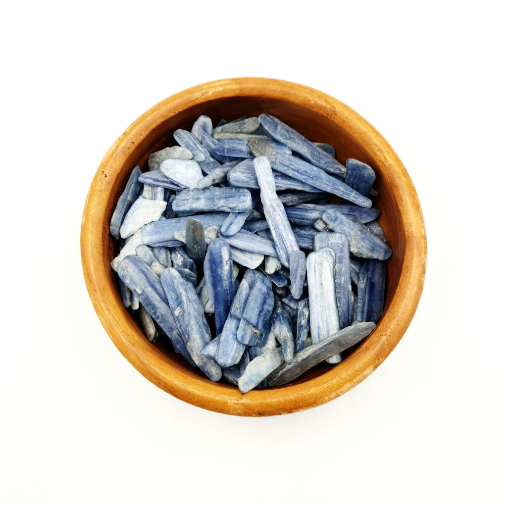 Blue Kyanite Blade Tumbled Stone - Rough Stones