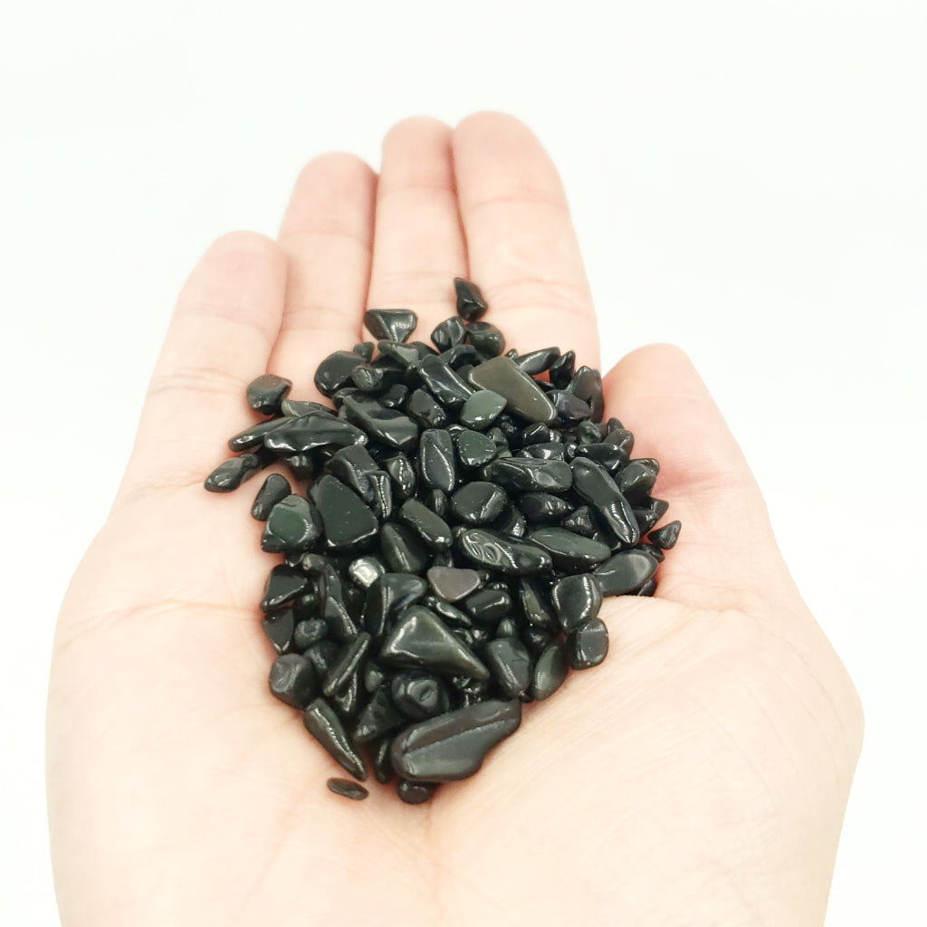 Black Tourmaline Chips - Elevated Metaphysical