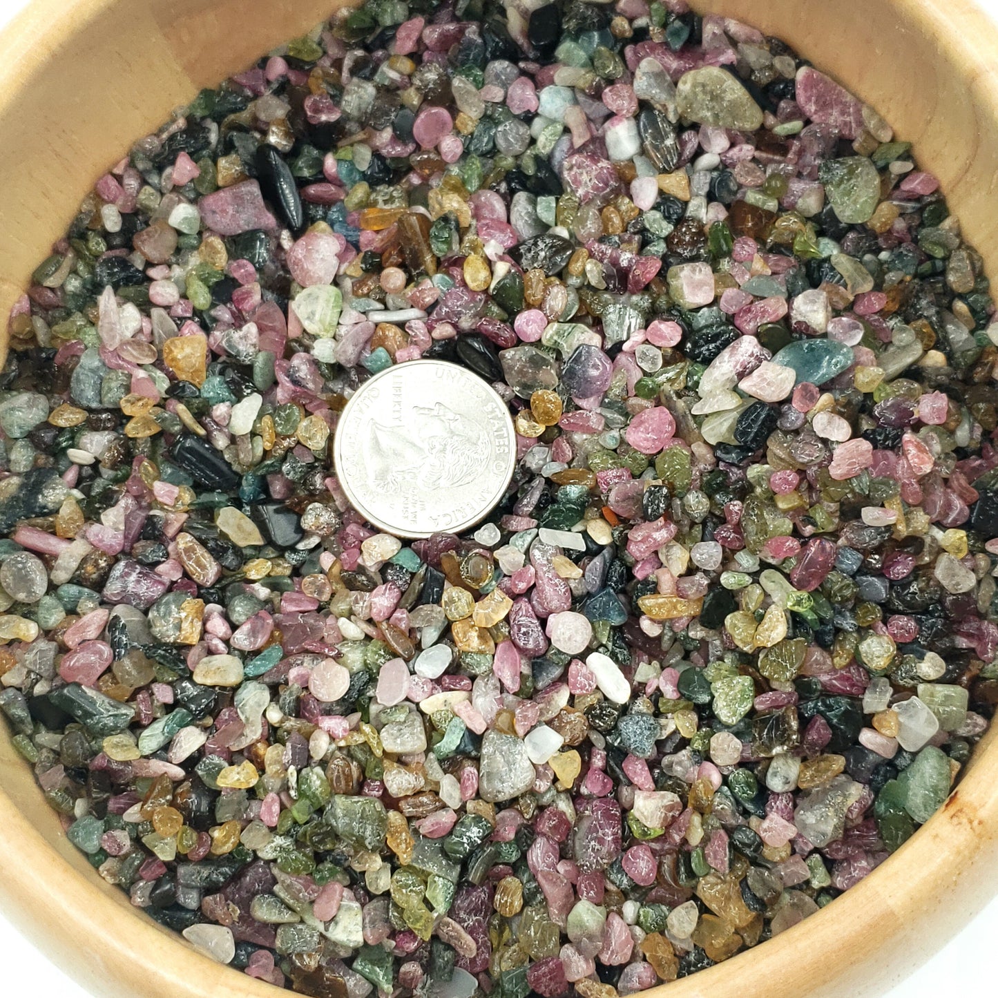 Watermelon Tourmaline Chips - Elevated Metaphysical