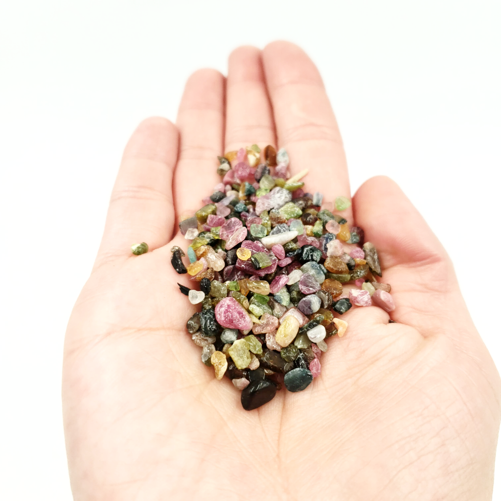 Watermelon Tourmaline Chips - Elevated Metaphysical