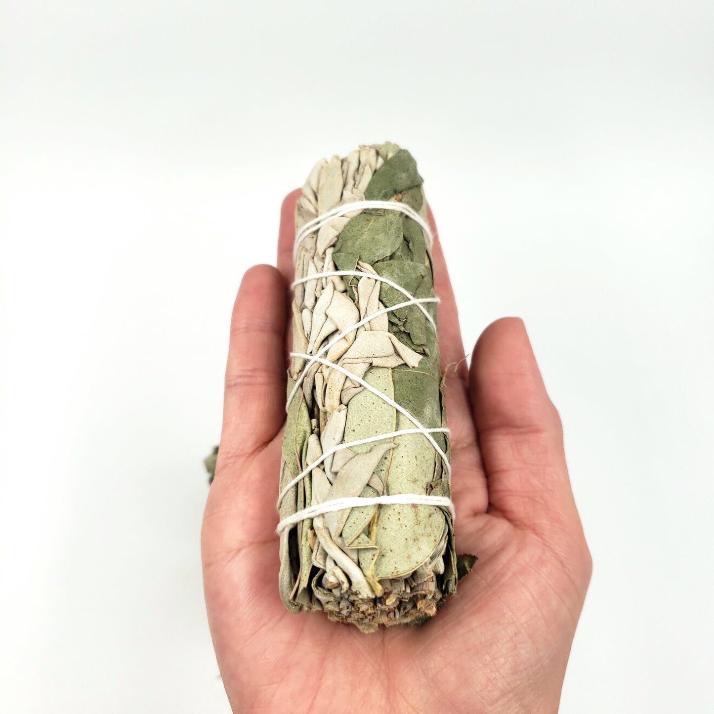 White Sage & Eucalyptus Cleansing Wand Stick 4"