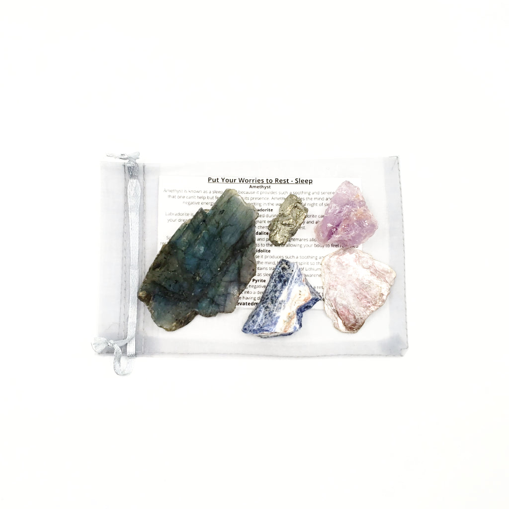 Put Your Worries to Rest - Sleep Stone Set - Elevated Metaphysical