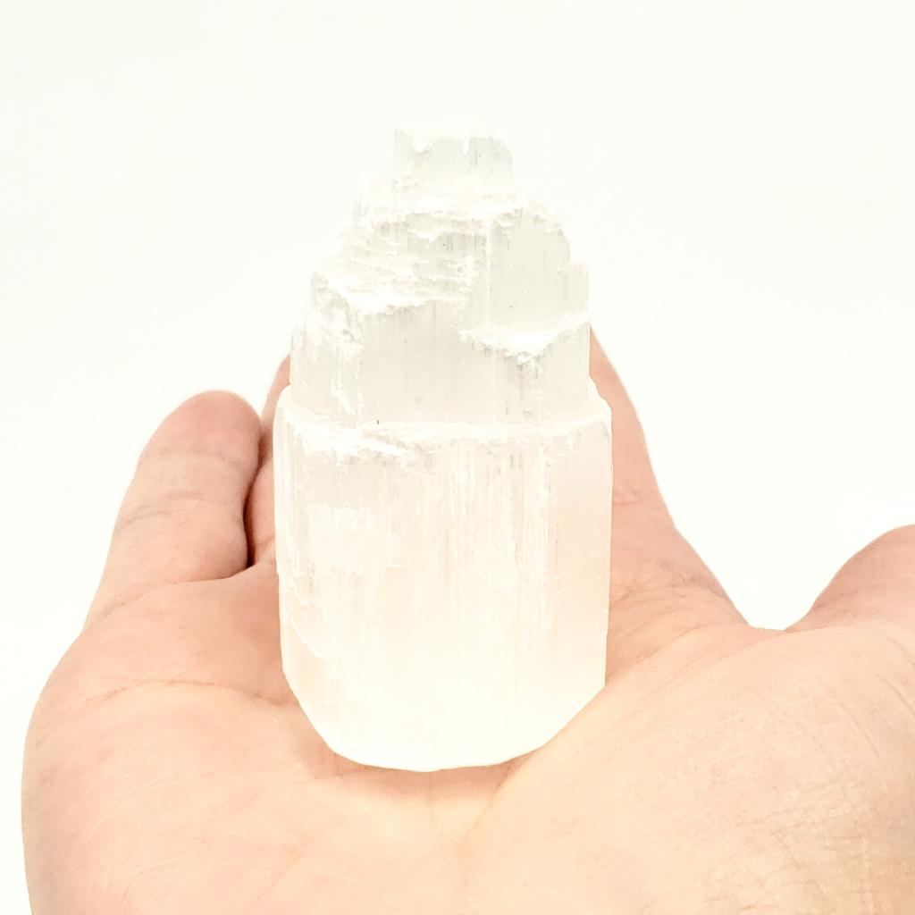 Selenite Tower Tier Rough 2" - Elevated Metaphysical