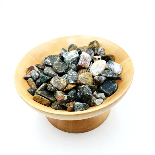 Ocean Jasper Tumbled Stone - Elevated Metaphysical