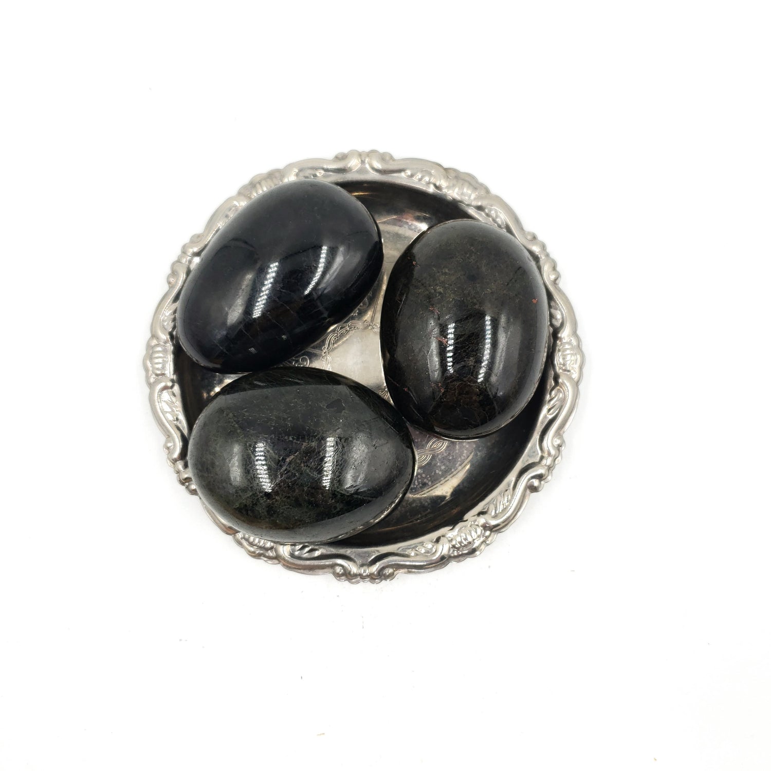 Black Tourmaline Palm Stone - Elevated Metaphysical