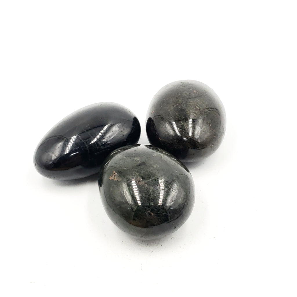 Black Tourmaline Palm Stone - Elevated Metaphysical