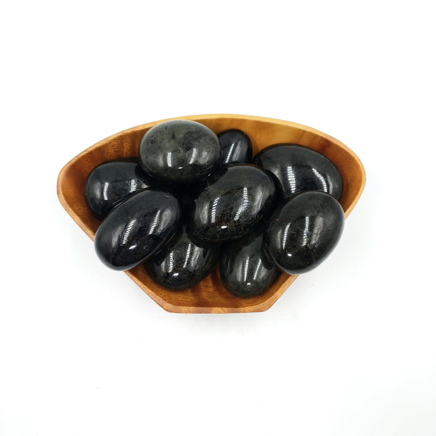 Black Tourmaline Palm Stone - Elevated Metaphysical