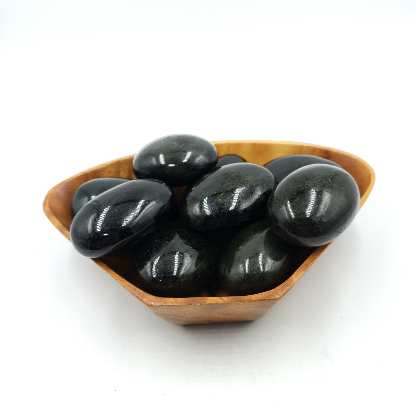 Black Tourmaline Palm Stone - Elevated Metaphysical