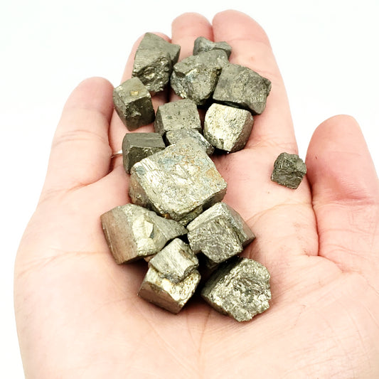 Pyrite Cube Rough Stone Small - Elevated Metaphysical