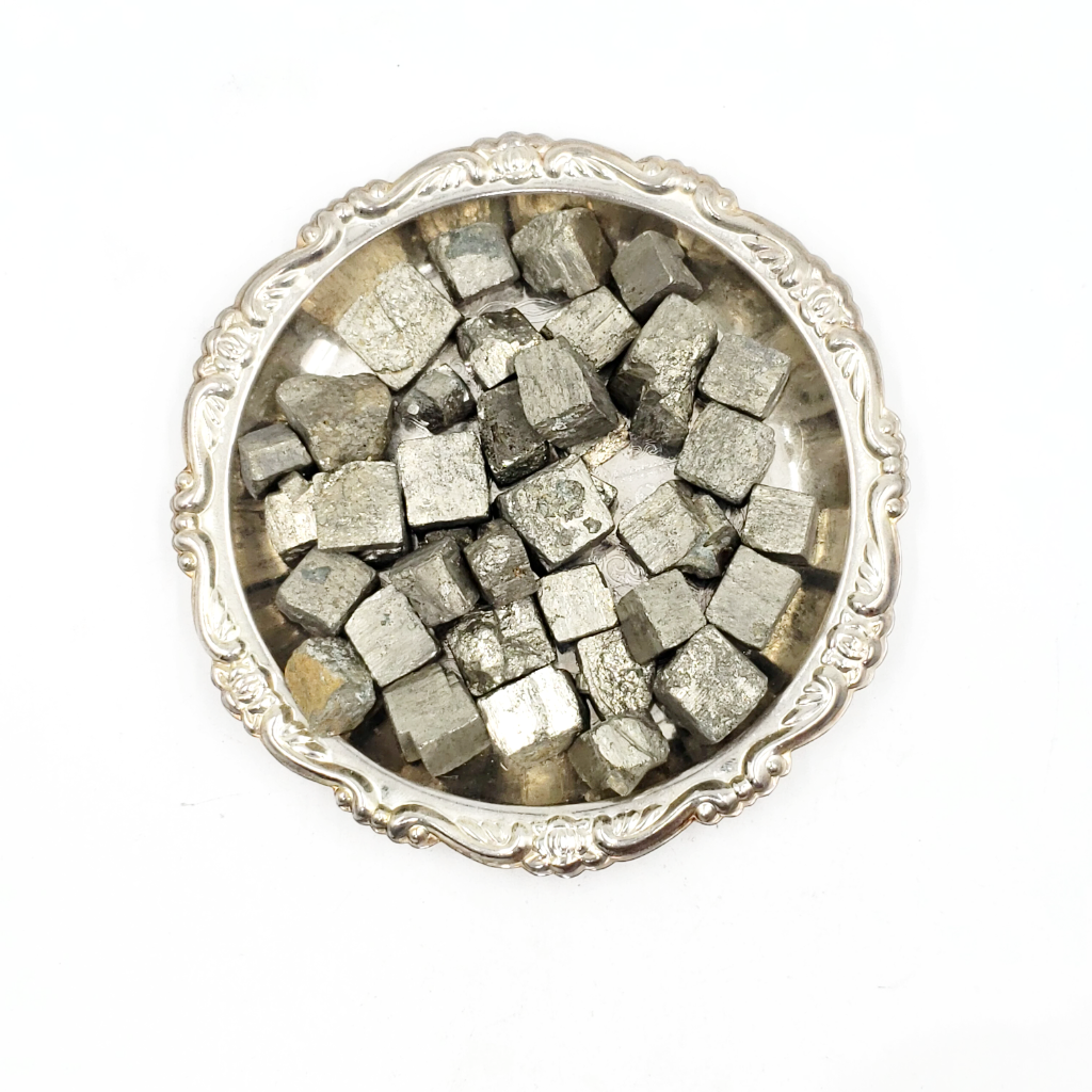Pyrite Cube Rough Stone Small - Elevated Metaphysical