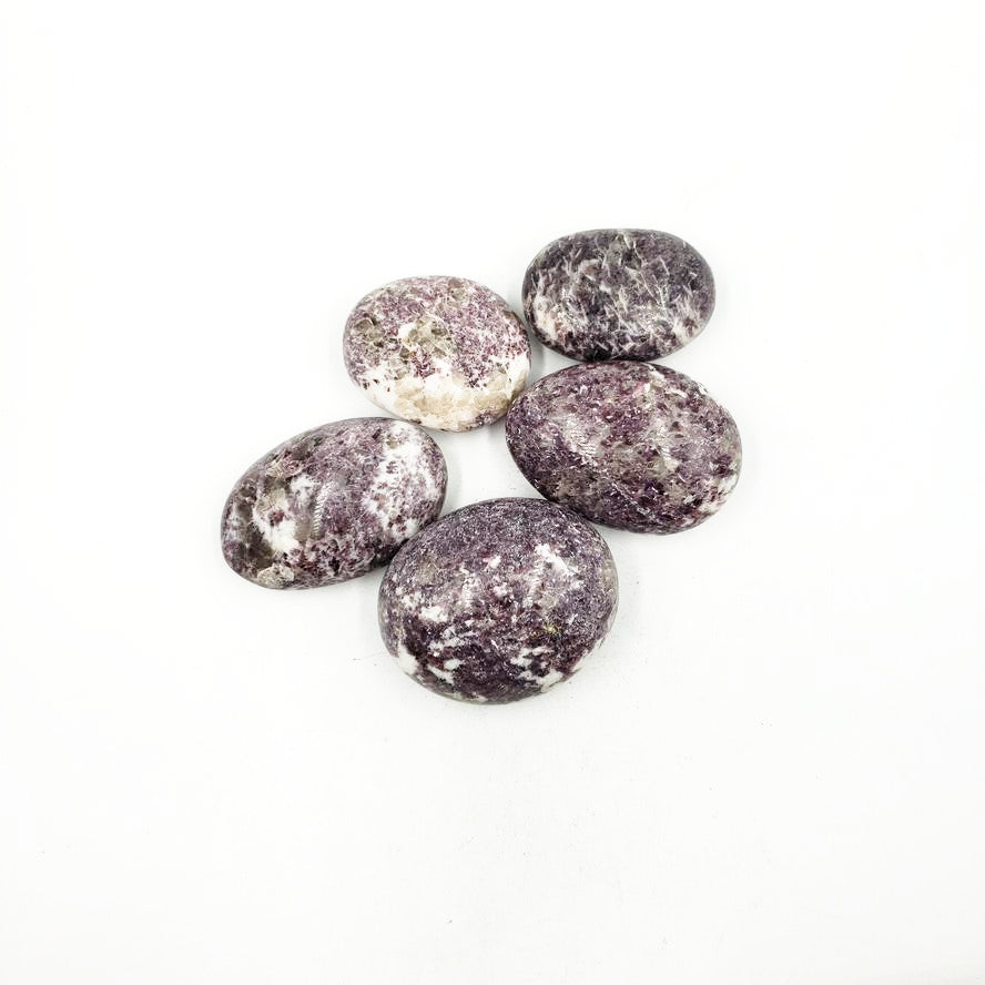 Lepidolite Palm Stone Lepidolite Gallet