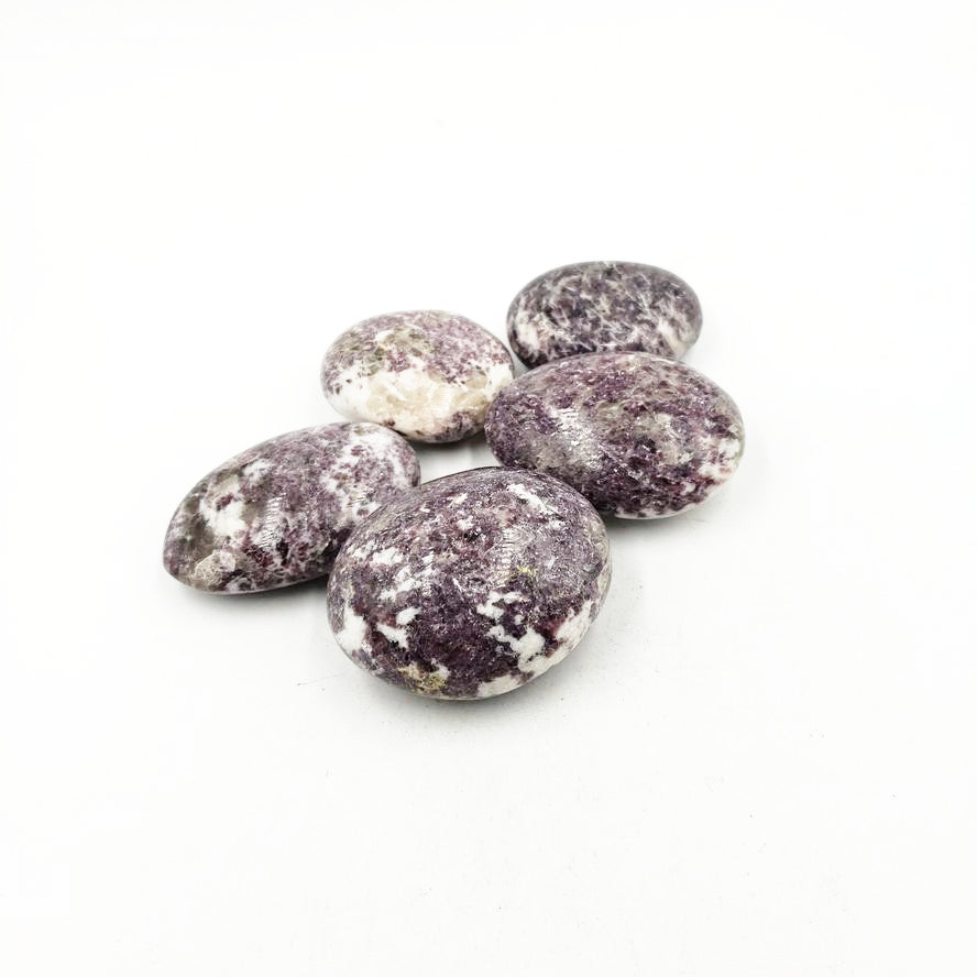 Lepidolite Palm Stone Lepidolite Gallet