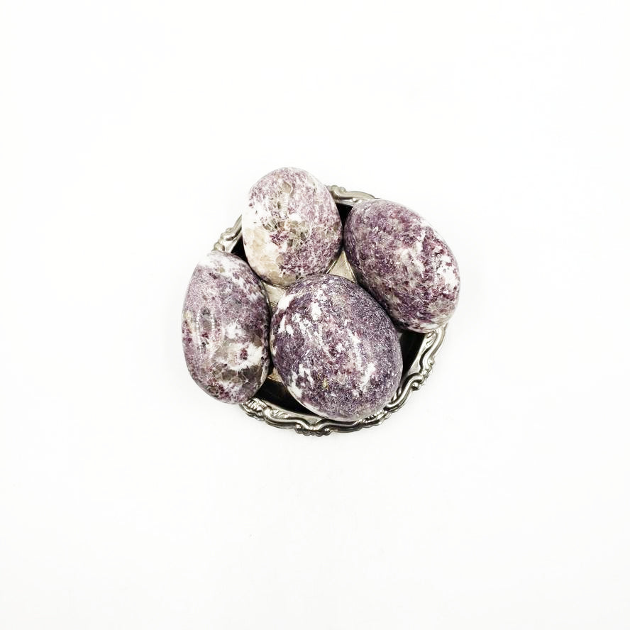 Lepidolite Palm Stone Lepidolite Gallet