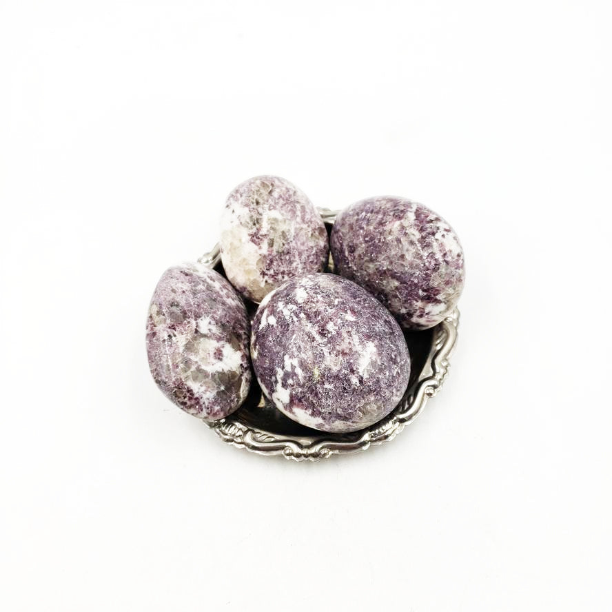 Lepidolite Palm Stone Lepidolite Gallet