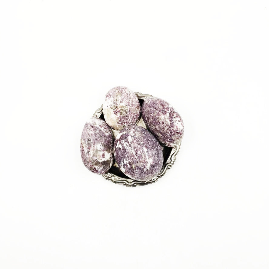 Lepidolite Palm Stone Lepidolite Gallet