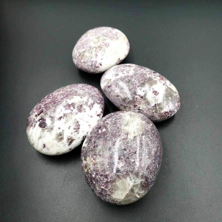 Lepidolite Palm Stone Lepidolite Gallet