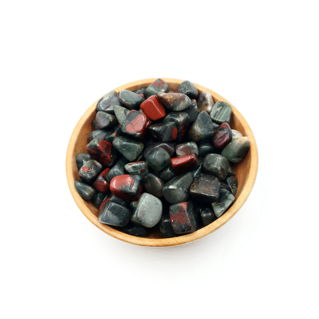 African Bloodstone Tumbled Stone - Elevated Metaphysical