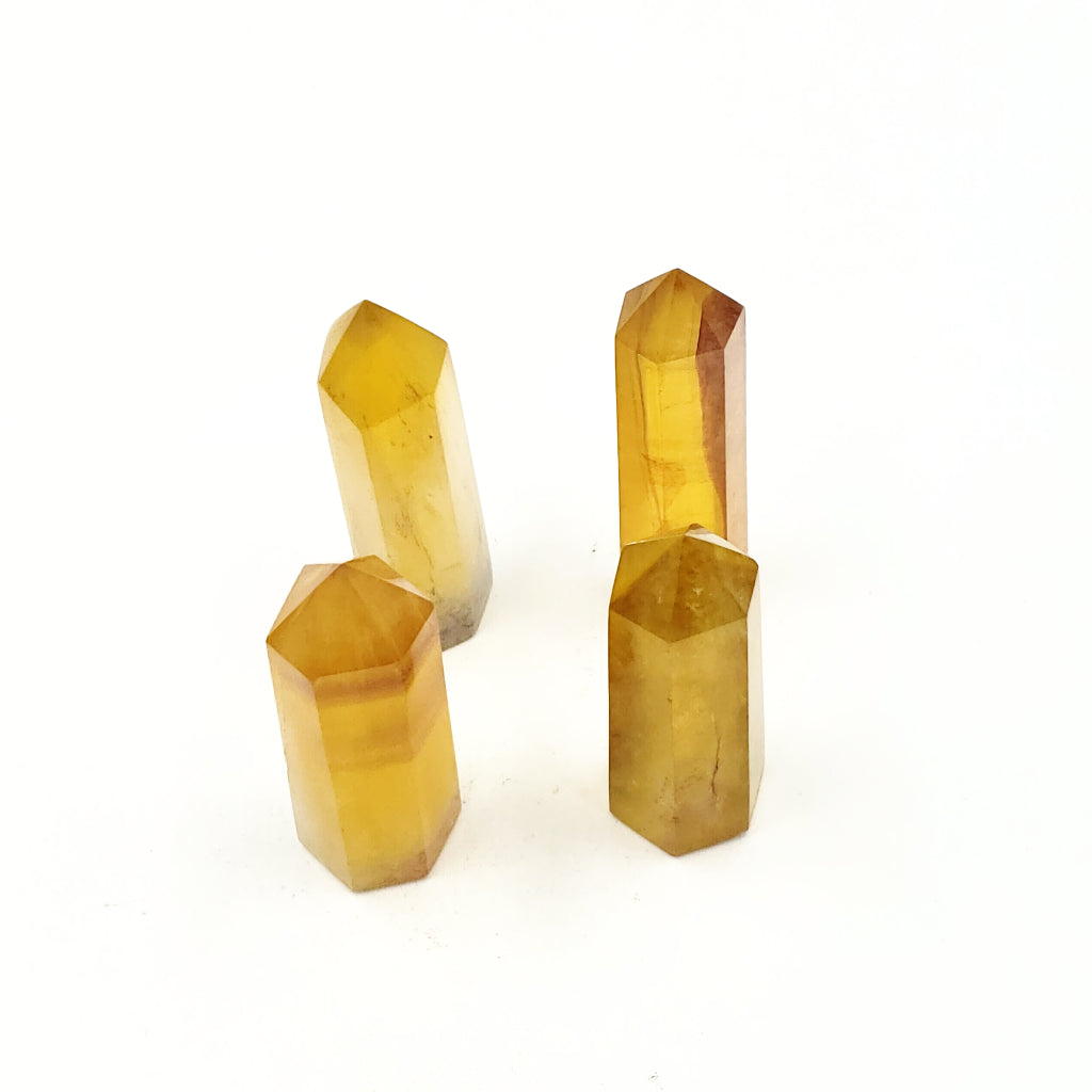 Yellow Fluorite Tower Point - Elevated Metaphysical