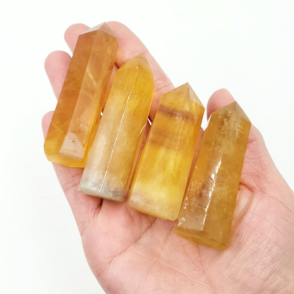 Yellow Fluorite Tower Point - Elevated Metaphysical