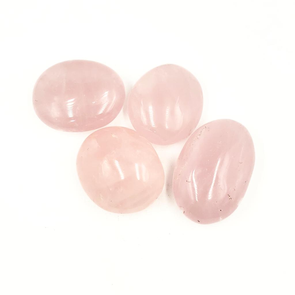 Rose Quartz Palm Stone Gallet