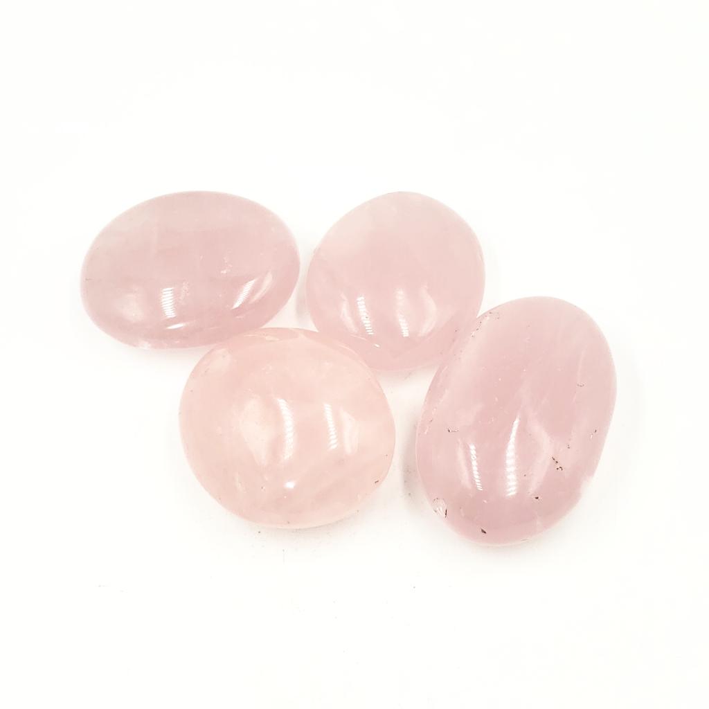 Rose Quartz Palm Stone Gallet