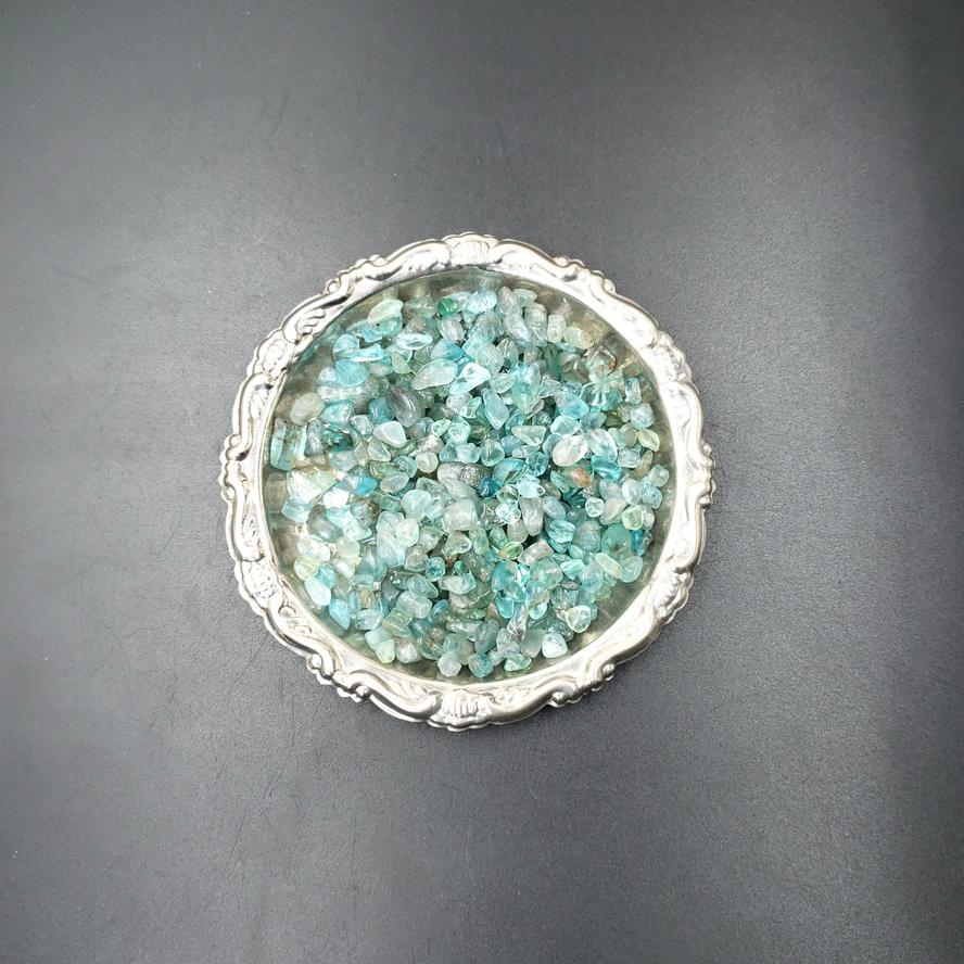 Blue Apatite Chips