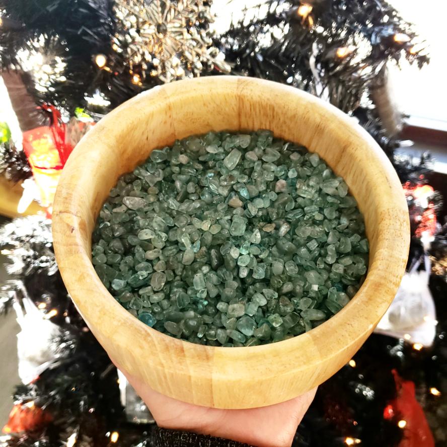 Blue Apatite Chips - Elevated Metaphysical