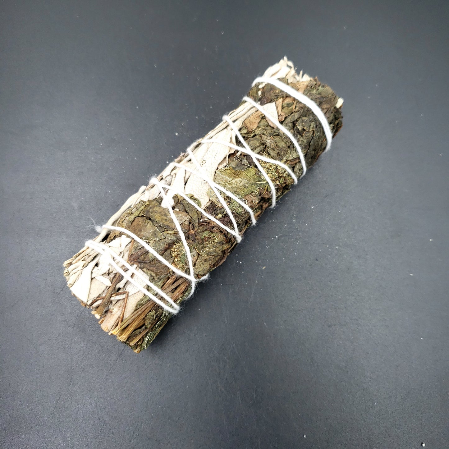 White Sage & Peppermint Smudge Wand Stick 4" - Elevated Metaphysical