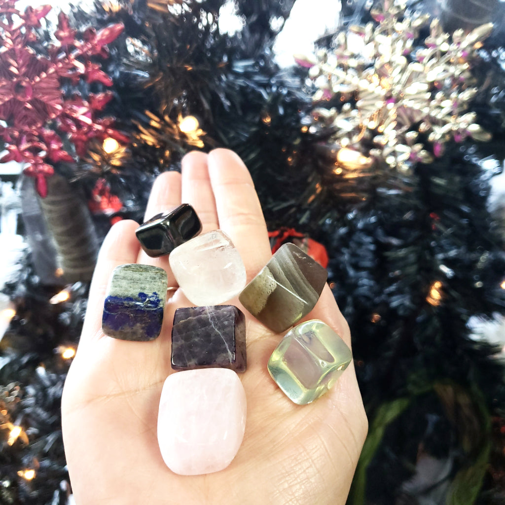 Chakra Cube Tumbled Stone Set - Elevated Metaphysical