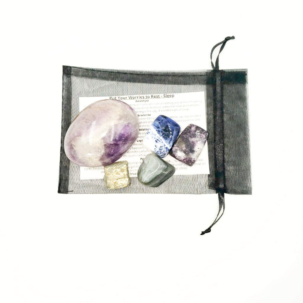 Put Your Worries to Rest - Sleep Stone Set - Elevated Metaphysical