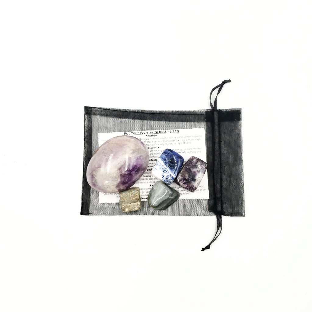 Put Your Worries to Rest - Sleep Stone Set - Elevated Metaphysical