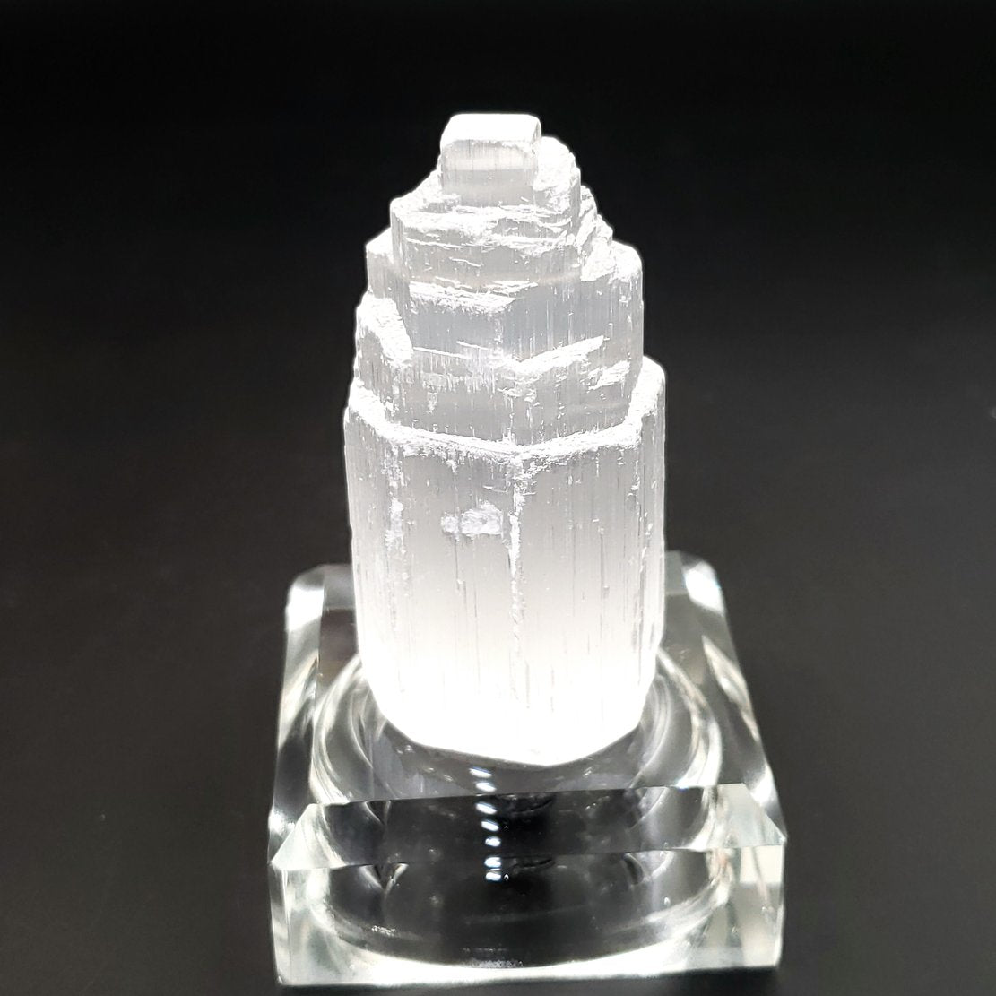 Selenite Tower Tier Rough 2" - Elevated Metaphysical