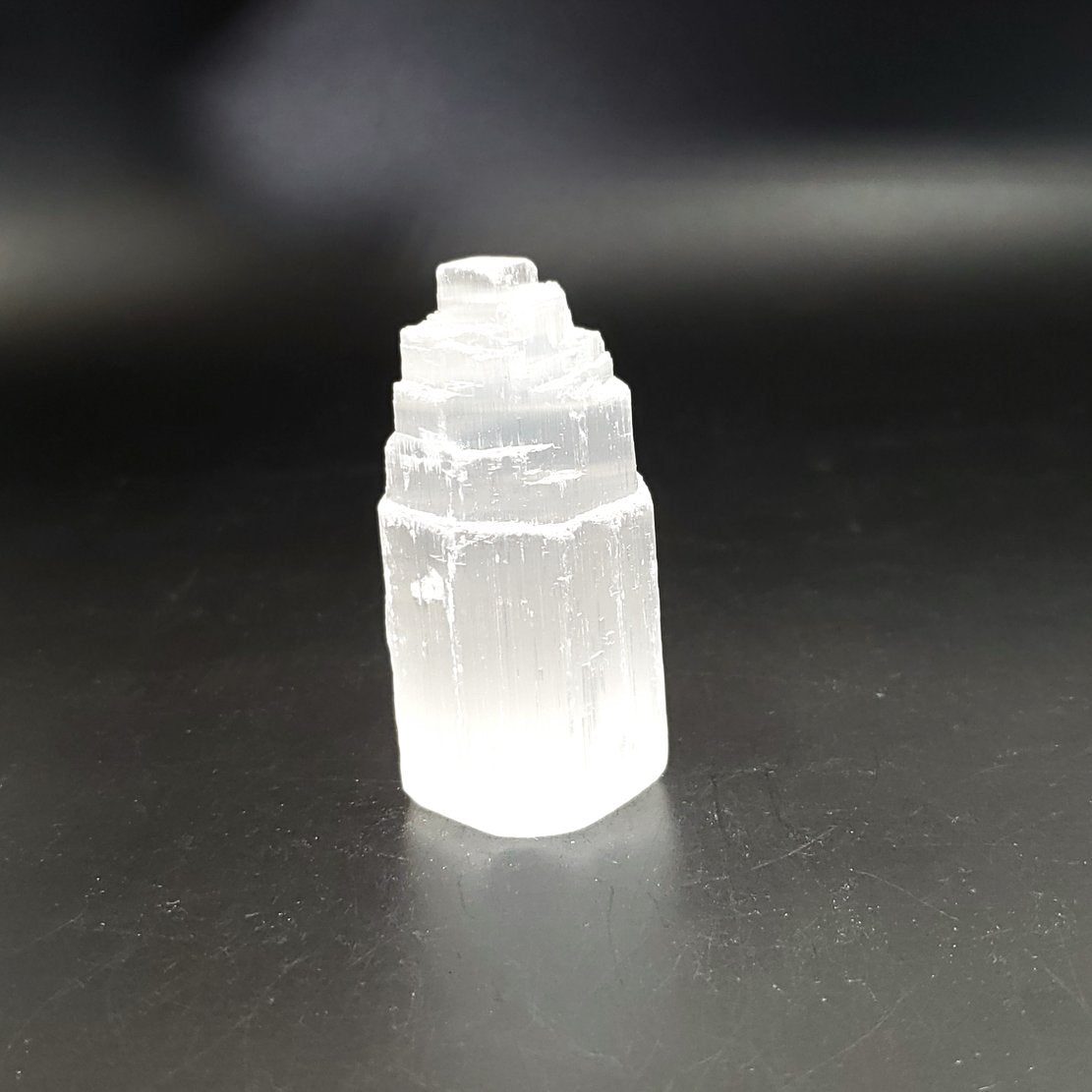 Selenite Tower Tier Rough 2" - Elevated Metaphysical