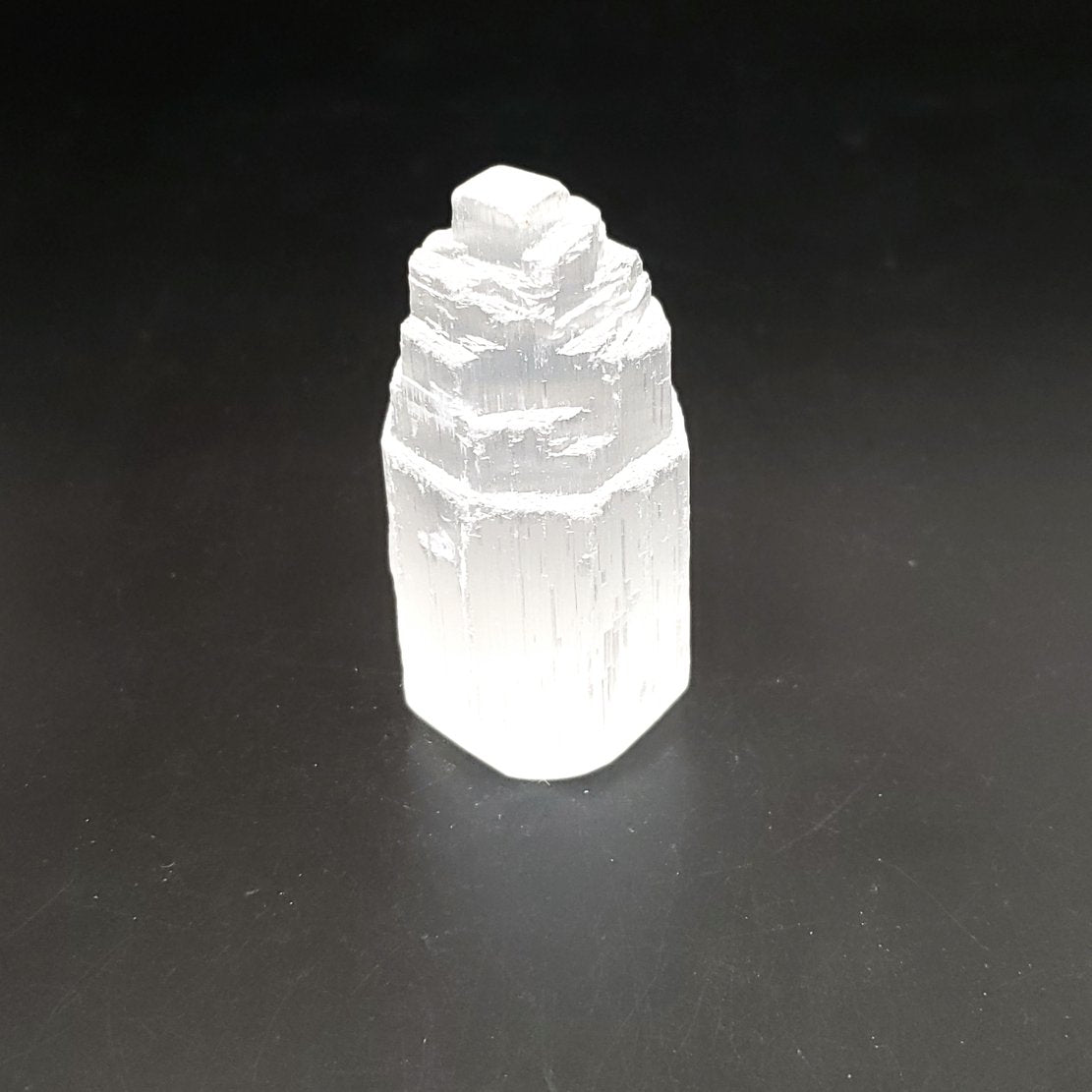 Selenite Tower Tier Rough 2" - Elevated Metaphysical