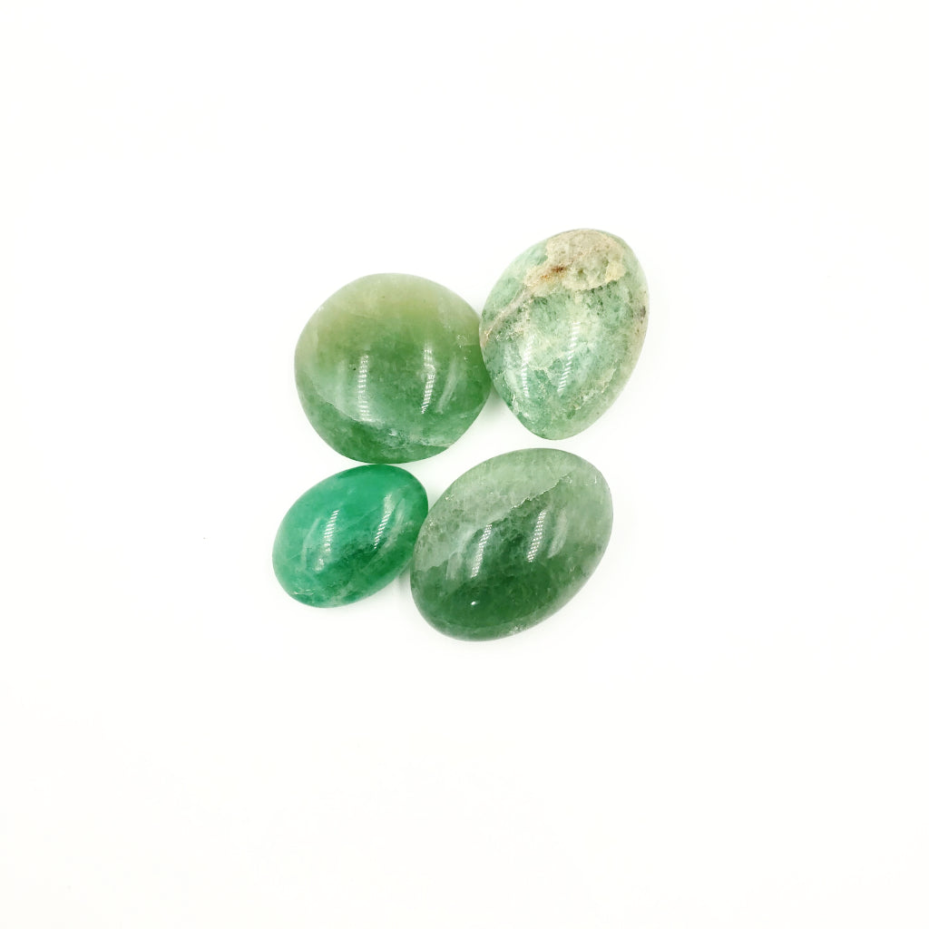 Green Fluorite Palm Stone Gallet - Elevated Metaphysical